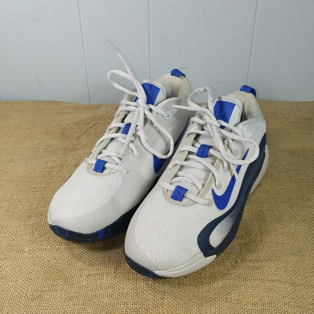 Nike IsoFly GS Kid's Basketball Shoes Sz 6Y, Vast Grey/Midnight Navy